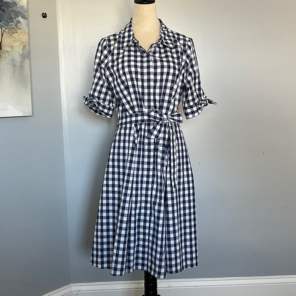 Calvin Klein checked dress - size 10